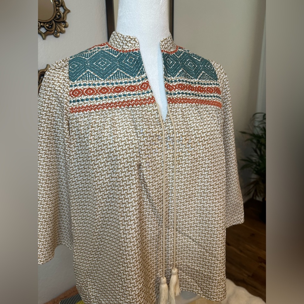 Anthropologie THML Horse Print Top 🐎